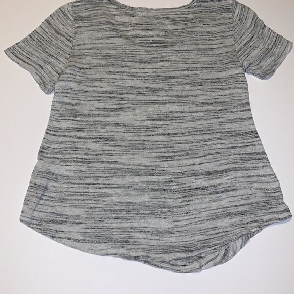 Anthropologie Pure + Good Heathered Black and Grey Top - Women’s Size XS - Picture 7 of 8